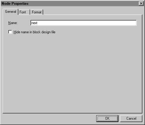 General Tab in the Conduit Properties Dialog Box
