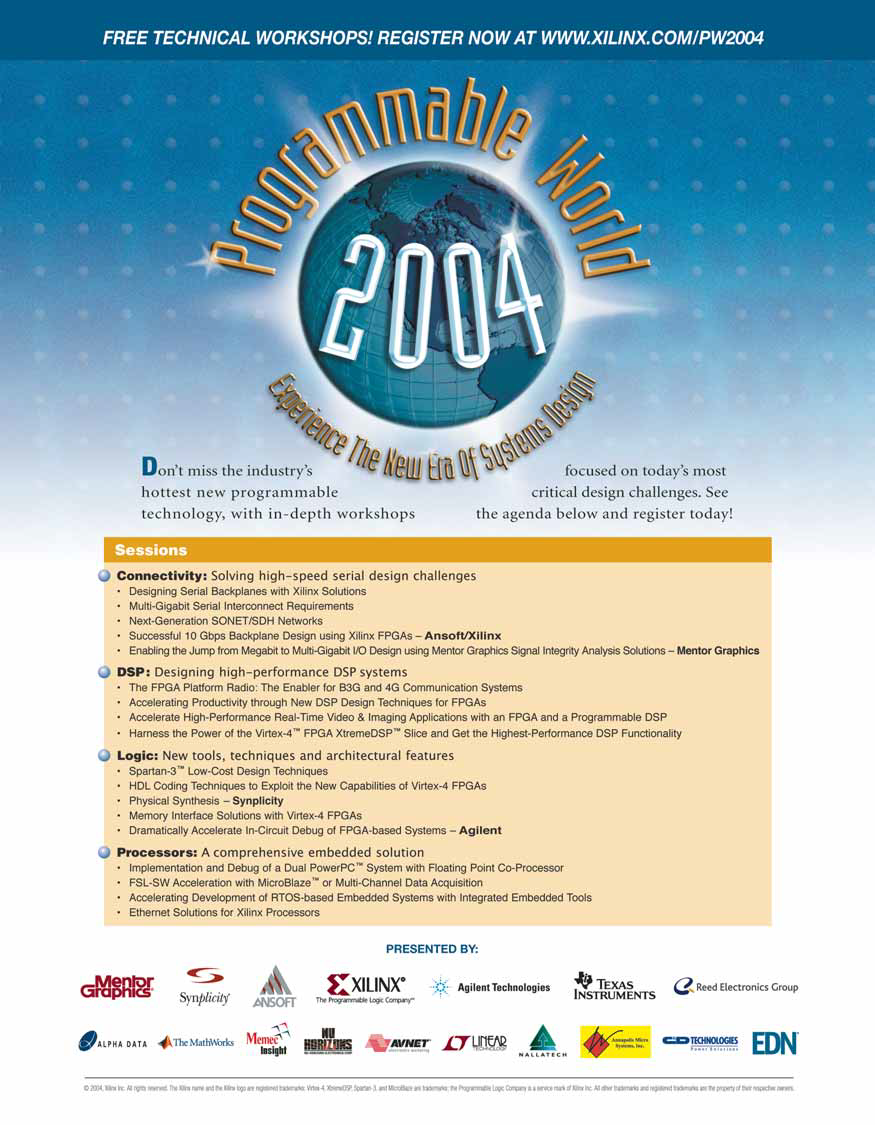 ** programmable world 2004 **
